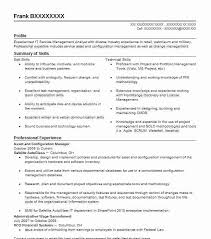 configuration manager resume example