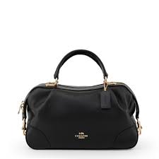 Coach Black And Brown Purse The Coach Black Leather Oversized Handbag Richrichardsonretail Black Leather Handbags Brown Leather Handbags Black Leather Satchel