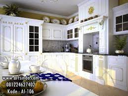 Kitchen Set Putih Klasik Eropa Desain Mewah Terbaru Desain Klasik Kemewahan