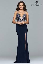 Atianas Boutique Connecticut Prom Dress Bridal Gown Plunging V Neck Dress Faviana Prom Dresses Prom Dresses