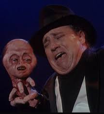 So random thought I have had sitting for awhile. In Starmort:Rickturn of  the Jerry, Jerry saves the day with his puppeteer skills. My question is  wtf was he doing walking around with