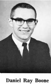 Memorial stone for Harmony School at Harmony Baptist Church