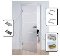 Pintu Ayun Kaca Tanpa Bingkai | Fitting Kaca dan Pegangan ...