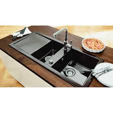 Evier Cuisine Villeroy Et Boch 1 Bac Et Demi Avec Egouttoir Subway Pure 80 116 X 51 Cm Glossy Black Achat Vente Evier De Cuisine Evier Cuisine Villeroy Et Cdiscount