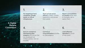 No special agreement shall adversely affect the situation of protected persons, as defined by the present convention, nor restrict the rights. The Need For A Digital Geneva Convention Microsoft On The Issues