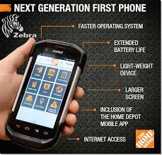 Home Depot S Custom Smartphone Does Inventory Mobile Point Of Sale Supply Chain 24 7 Smartphone Phone Depot