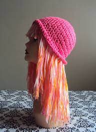 Yarn Wig Yarn Hat Crochet Funky Hat Wig Hat Dreadlock Hat Etsy Yarn Wig Yarn Hats Crochet Wig