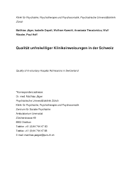 Erstellen, gestalten und füllen sie ihre eigenen formulare wie rechnungen, umfragen und vieles mehr aus. Pdf Qualitat Unfreiwilliger Klinikeinweisungen In Der Schweiz Paul Hoff Academia Edu