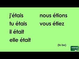 Le verbe être à l'imparfait se conjugue de la façon suivante Conjugaison Du Verbe Etre A L Imparfait De L Indicatif Video Dailymotion