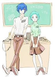 Minato And Fuuka Persona Shin Megami Tensei Persona Persona 5 Joker