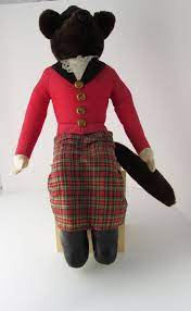 Fox Female Huntsman Stuffed Plush Decor Equestrian Fox Hunting Hanfords Vintage 21 Fox Hunting Attire Fox Plush Plush