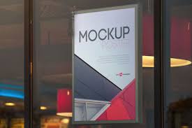 Poster In Shop Free Mockup Dealjumbo Com Discounted Design Bundles With Extended License Poster Mockup Hanging Posters Free Mockup
