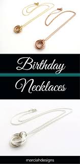 Birthday Necklaces 30th 40th 50th 60th Birthday Gifts Sterling Silver Rose Gold Gold H Birthday Necklaces Handmade Jewelry Gift 60th Birthday Gifts