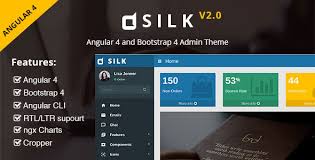 Angular 4 Bootstrap 4 Admin Template Bootstrap4