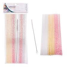 Reusable straws | reusable gold straws | eco friendly straws | fun metal straws | stainless straws | cocktail straws | summer drinks laststrawshop 5 out of 5 stars (723) sale price $1.57 $ 1.57 $ 1.74 original price $1.74 (10%. Appetito Sparkle Reusable Straws 12 Pack Trendy Lil Treats