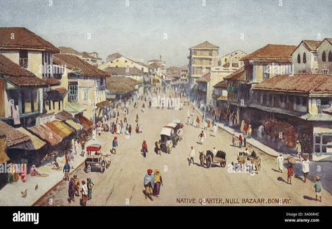 Bombay native town street scene hi-res stock photography and images - Alamy