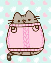 Happy Holidays Pusheen In A Lovely Shade Of Pink Sweater So Cute Right Cheshirecatsdiy Gatito Para Colorear Dibujos Kawaii De Animales Gatito Pusheen