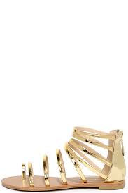 Huge selection of women's sandals. Cool Gold Sandals Gladiator Sandals Flat Sandals 19 00 Lulus