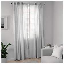 Hannalill Curtains 1 Pair Gray Ikea Living Room Decor Curtains Curtains Light Green Curtains