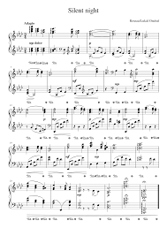 Silent night is one of the most popular christmas songs ever written. Silent Night Sheet Music For Piano Solo Musescore Com
