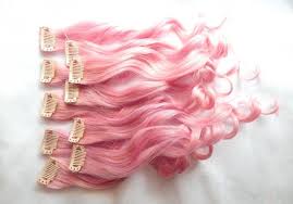 100 Human Hair Extensions Light Pastel Pink Double Wefted Clip In Hair Extensions Pink Hair Ex Pink Hair Extensions Pink Hair Clips Colored Hair Extensions