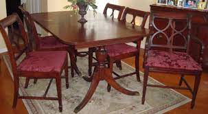 Add to favorites high end vintage solid mahogany traditional duncan phyfe 141 triple pedestal oval dining table highendusedfurniture 5 out of 5 stars. Duncan Phyfe Furniture The Real Vs The Reproduction Lower Providence Pa Patch
