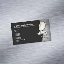 Auto Body Painting Modern Professional Business Card Magnet Zazzle Com Professional Business Cards Painted Business Cards Magnetic Business Cards