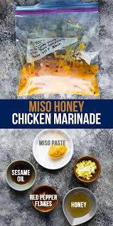 7 Freezer Friendly Chicken Breast Marinades Including This Miso Honey Chicken Marinade Simple And Tasty Chicken Marinade Recipes That M