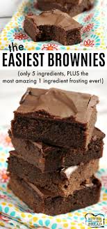 Easy Brownie Rezept Mit Nur 5 Zutaten Und Dann Mit Hershey Riegeln Fur Leichte Brownie Rezepte Kakaopulver Rezepte Brownie Rezept