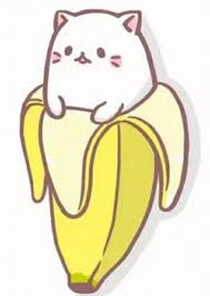 Banana Cat Cats Kawaii Art