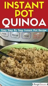 Recipe This How To Cook Quinoa In The Instant Pot Receita