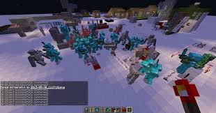 Minecraft zombie herobrine | genial arte de juegos de minecraft vinilo para ipad. Zombies With Full Diamond Armor And Diamond Swords Vs Golems Who Wins Minecraft