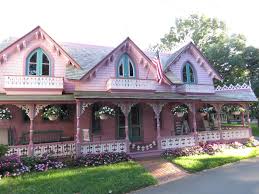 Martha S Vineyard Gingerbread Houses Marthas Vineyard House Victorian Cottage
