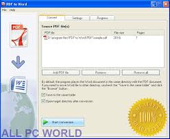 Pdfs are very useful on their own, but sometimes it's desirable to convert them into another type of document file. Quick Pdf To Word Converter Free Download All Pc World