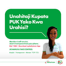 An added bonus is that you can use the . Safaricom Plc Whenever You Need Your Puk You Can Get It Facebook
