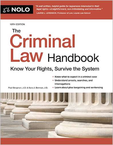 The Criminal Law Handbook | Know Your Rights - Legal Book - Nolo