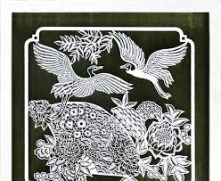 Gambar Batik Hewan Burung Merak Cutteristic Batik Hokokai Burung Bangau Kipas Kaligrafi Burung Merak Nusagates Jual Batik Gambar Hewan Ilustrasi Hewan