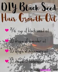 Black seed oil is treasured for its ability to stimulate the scalp to increase hair growth and further improve the quality, moisture, and strength of hair. Diy Black Seed Hair Growth Oil Recipe Beautymunsta Free Natural Beauty Hacks And More Hair Growth Oil Recipe Hair Growth Oil Diy Hair Growth Oil