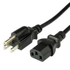 6FT NEMA 5-15P to IEC60320 C13 10A 125V 18awg SVT SHIELDED Power Cord -  BLACK - www.americancableassemblies.com