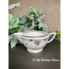 Royal Jackson Fine China Rambler Rose Cream Pitcher