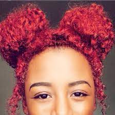 Black girl with blonde dye natural curly short hair. Natural Hair Natural Hair Styles Curly Hair Styles Stylish Hair