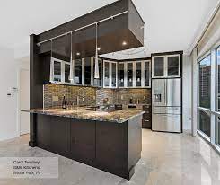 Modern black walnut kitchen cabinets. Contemporary Walnut Kitchen Cabinets Omega