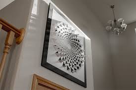 3d posters and lenticular (3 images in 1) wall art by those flipping pictures. Mind Bending 3d Optical Illusion Wall Art Made Using One Sheet Of Paper