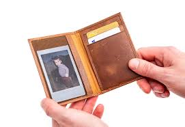 Sew across the top marked line, backstitching neatly at the start and end. Personalised Leather Card Holder Photo Gifts Smartphoto