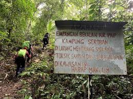 Contextual translation of harap maklum into english. Wikiloc Seroban Waterfall Kampung Seroban Serian Trail