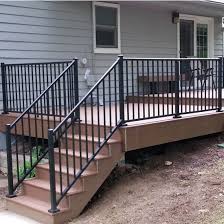 Stair hand and base rails connect to the railing posts to create the framework of your stair railing. Factory Manufacture Aluminum Handrail Railing Aluminium Stair Railing Security Aluminum Railing China Security Aluminum Railing Aluminium Stair Railing Made In China Com
