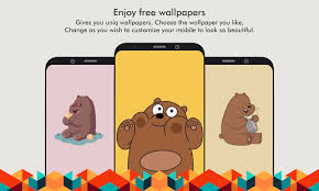 Cute Brown Bear Wallpaper For Pc Mac Windows 7 8 10 Free Download Napkforpc Com