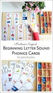 Beginning Letter Phonics Cards And Activities For Preschoolers Phonics Cards Montessori Activities Montessori Toddler Activities