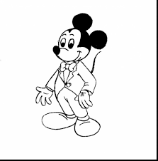 A page with one large mickey mouse head outline. Mickey Mouse Coloring Pages Face Coloring And Drawing
