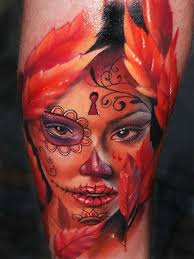 14 geniale La Catrina Tattoos